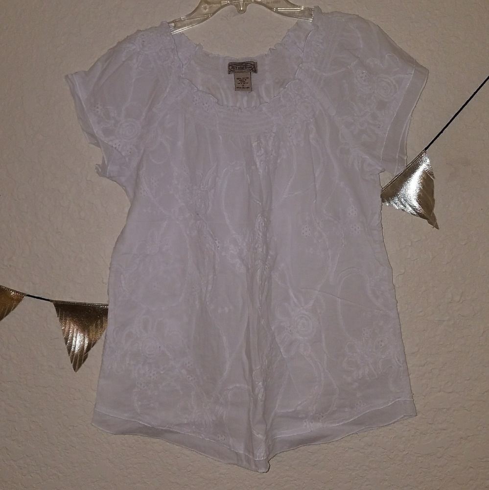 Fun Flower Textured Top